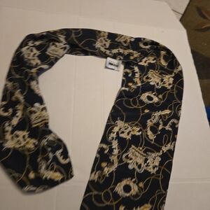 Leslie Vintage Leslie Fay Crown Scarf 50.5"x7.5"